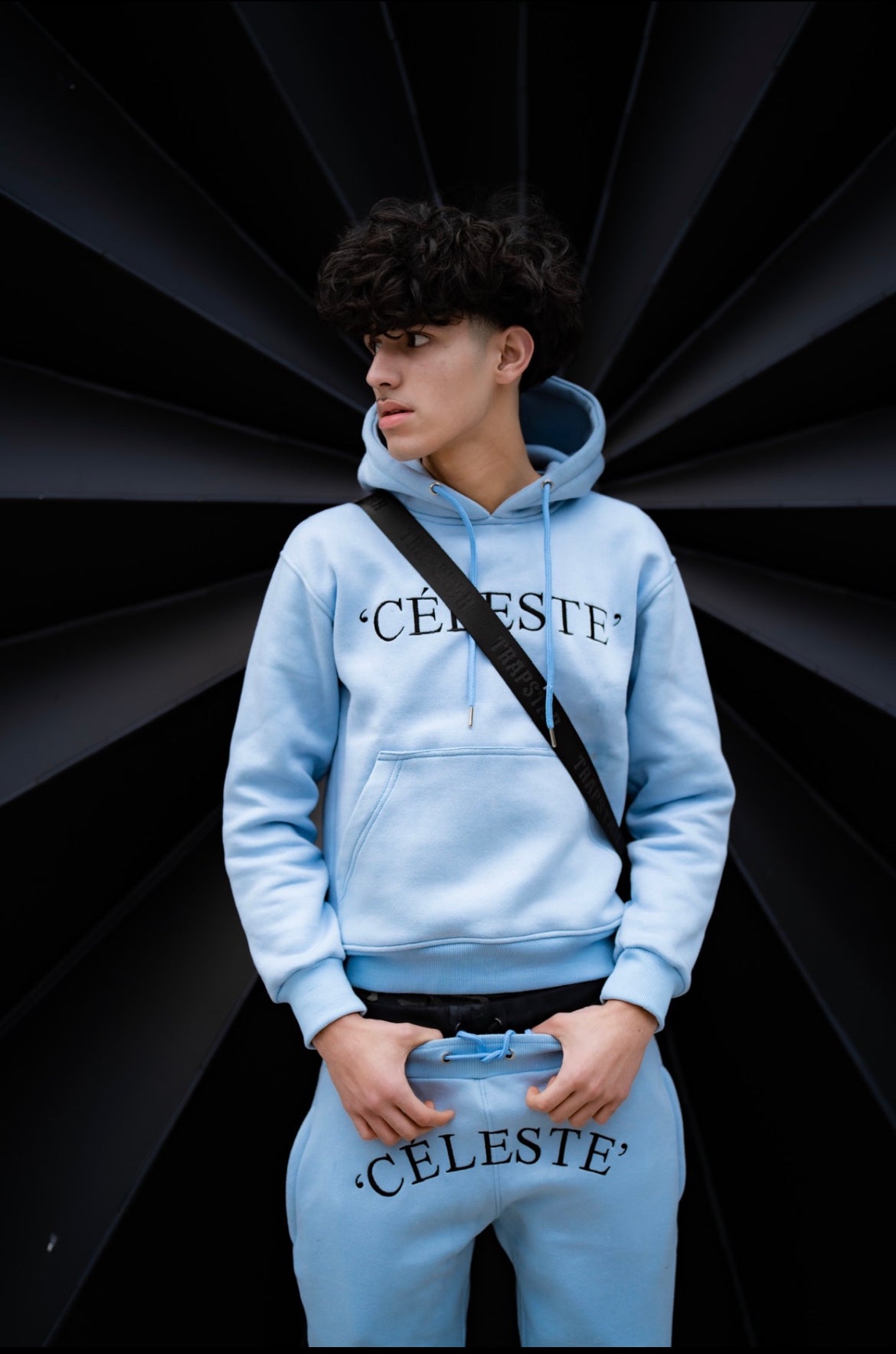 Sky blue tracksuit