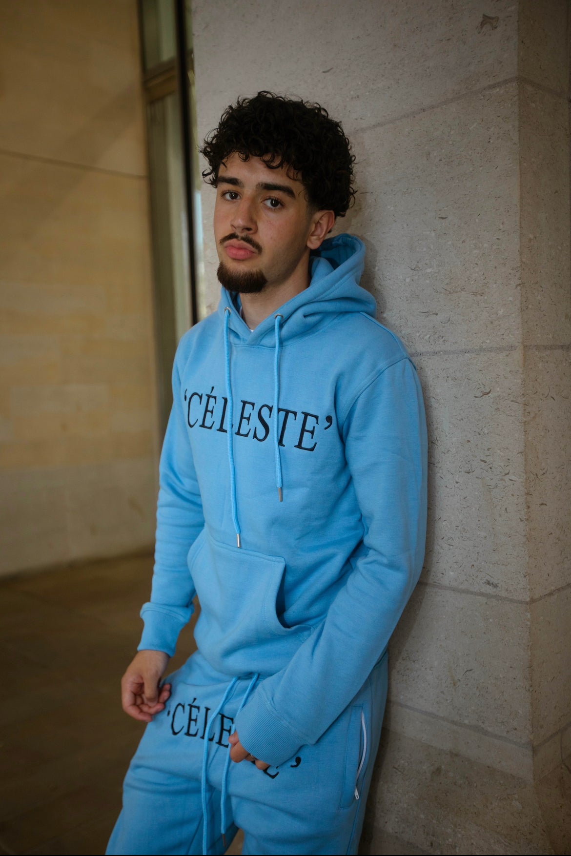 Sky blue tracksuit