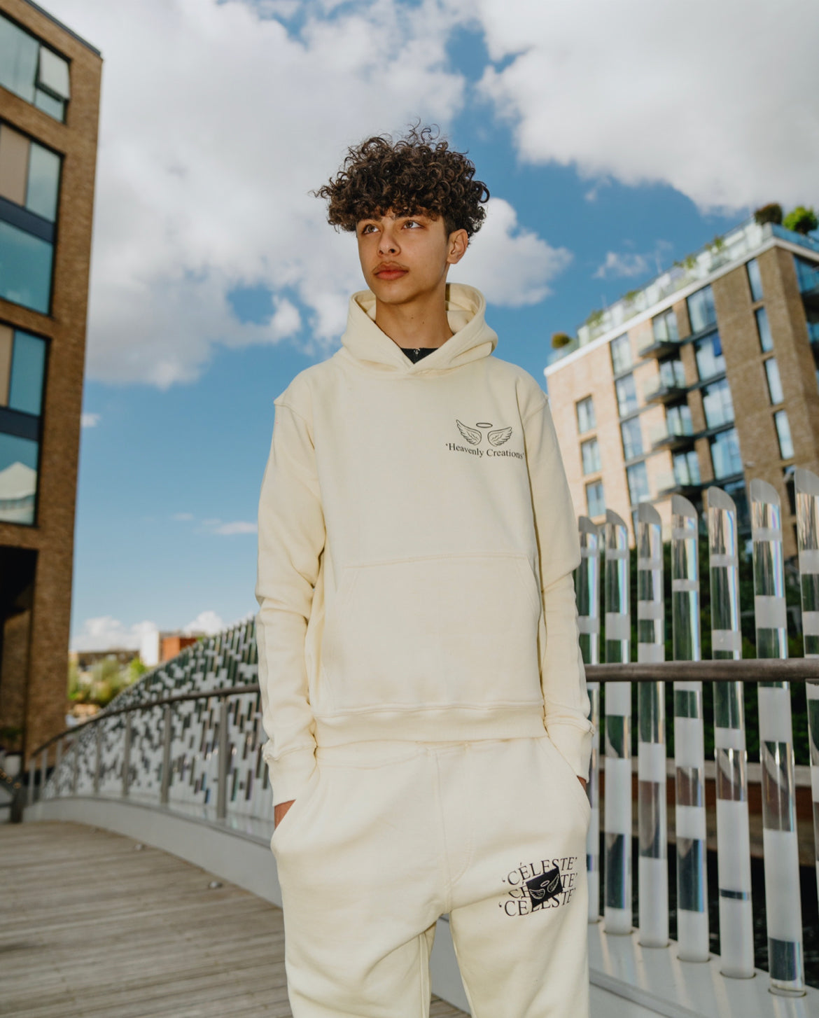 Céleste beige tracksuit